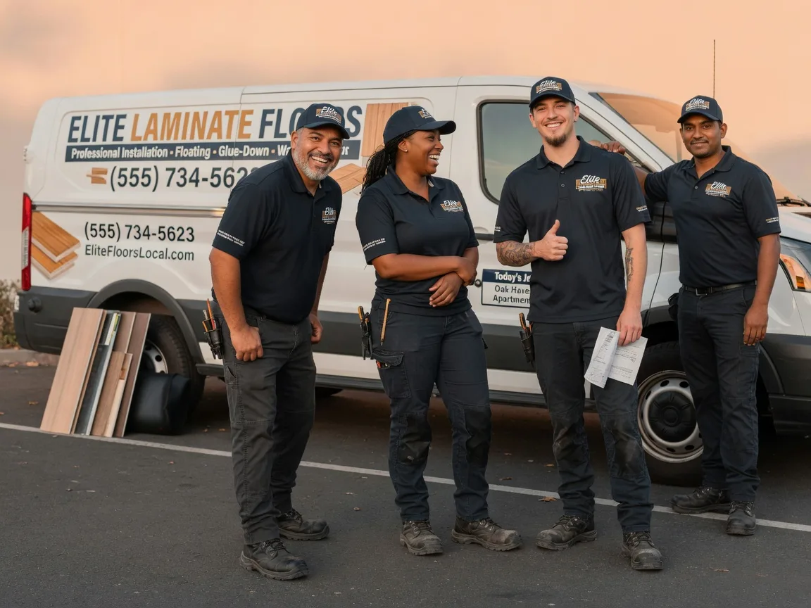 Laminate flooring installation company in Hustle, VA